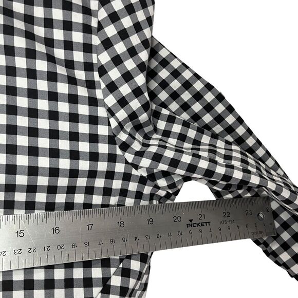 New York & Company Blazer Jacket Women Sz 12 7th Avenue Suiting Gingham Check - Picture 11 of 14